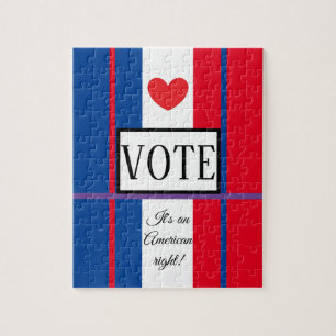 Let's VOTE!  Jigsaw Puzzle
