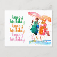 Let's Walk and Talk #140106 Postcard