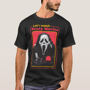 Let'S Watch Scary Movies Horror Movies Scary Hallo T-Shirt