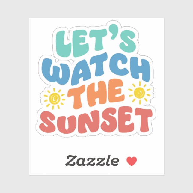 let's watch the sunset beach  (Sheet)