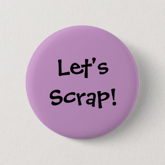 Let'sScrap! 6 Cm Round Badge