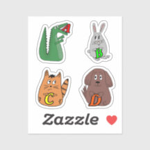 Letter A Alligator Baby Bodysuit.  Cute Animal Alp