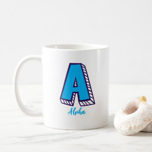 Letter A Alpha NATO Phonetic Alphabet Coffee Mug