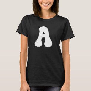 Letter A Capital Alphabet Team Groups Costume Matc T-Shirt