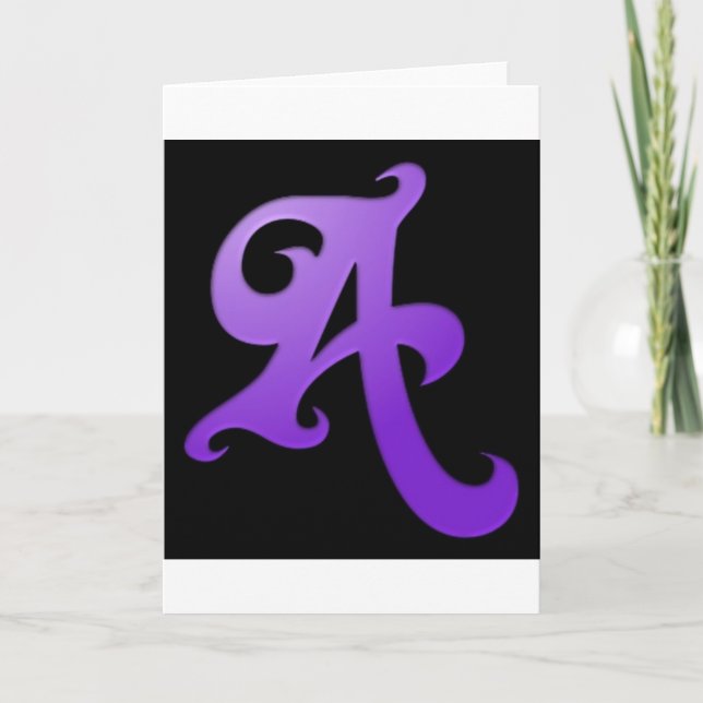 Letter A Card (Front)