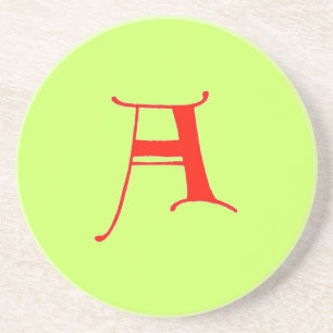 Letter A Coaster