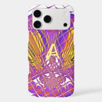 Letter A, Colourful logo text design