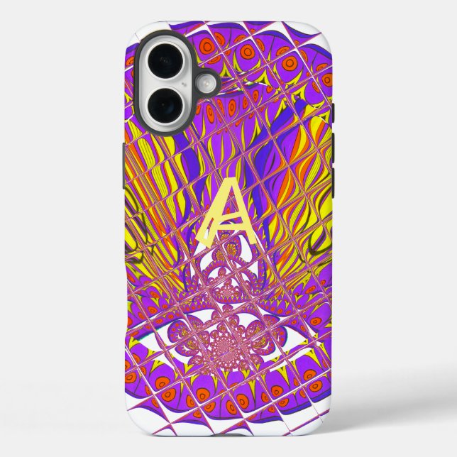 Letter A, Colourful logo text design Case-Mate iPhone Case (Back)