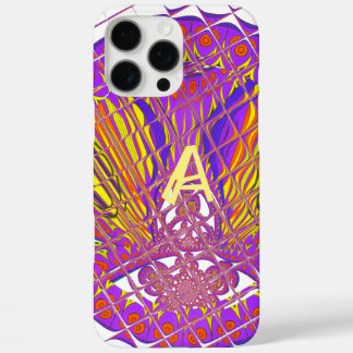 Letter A, Colourful logo text design iPhone 16 Pro Max Case