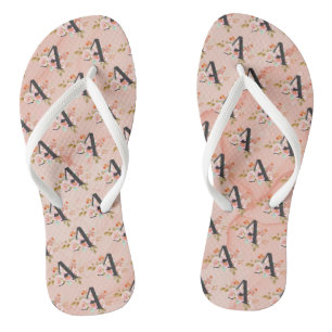 Letter A Flip Flops