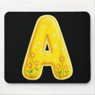Letter A Funny Group Matching Halloween Costume Mouse Mat