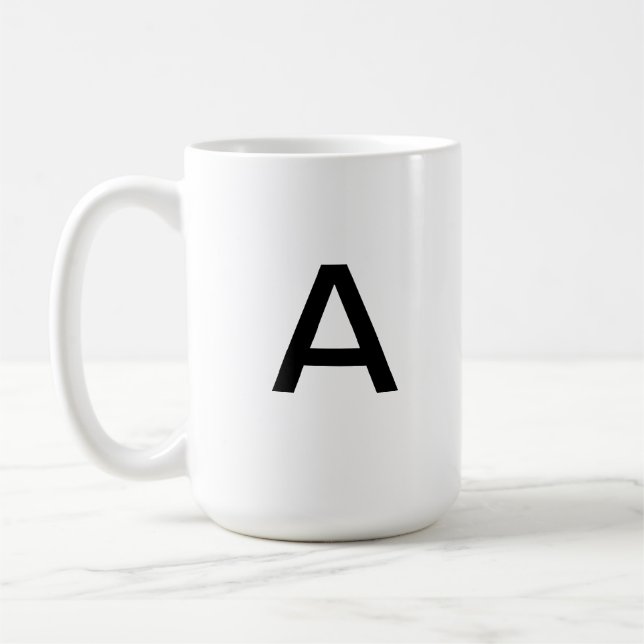 Letter A mug (Left)
