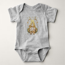 Letter A: Royal Gold Luxury Christmas