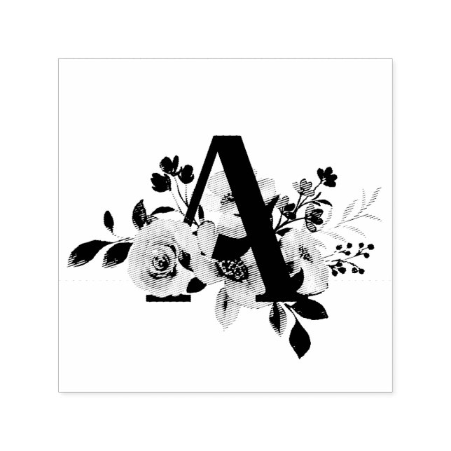Letter A Self-inking Stamp (Design)