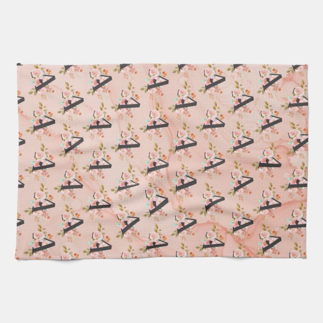 Letter A Tea Towel (Horizontal)