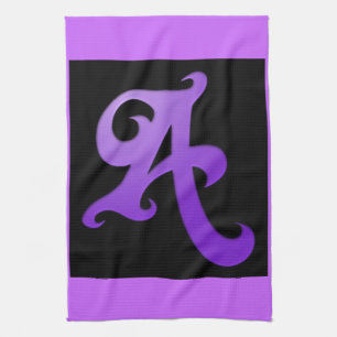 Letter A Tea Towel
