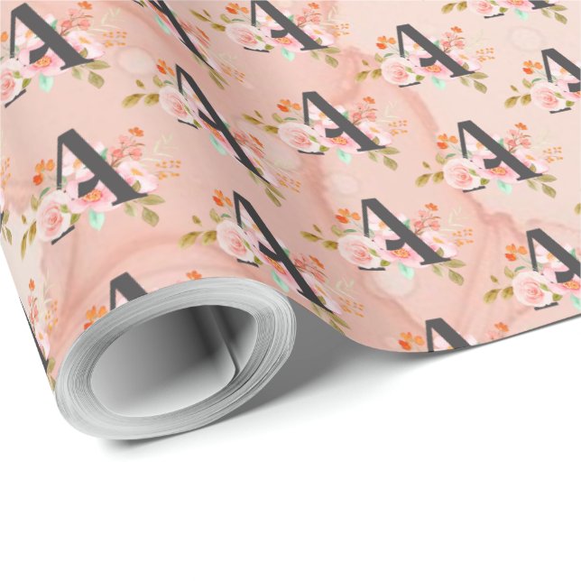 Letter A Wrapping Paper (Roll Corner)