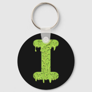 Letter Alphabet Initials Halloween Costume Kids Key Ring
