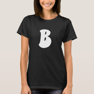 Letter B Capital Alphabet Team Groups Costume Matc T-Shirt