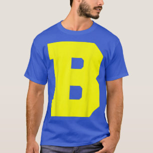 Letter B Chipmunk Christmas Thanksgiving Costume T T-Shirt