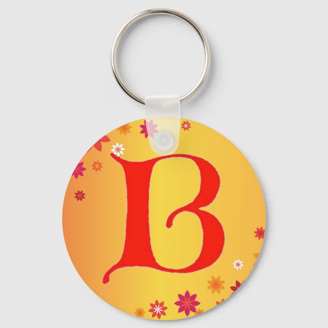 Letter B Key Ring (Front)