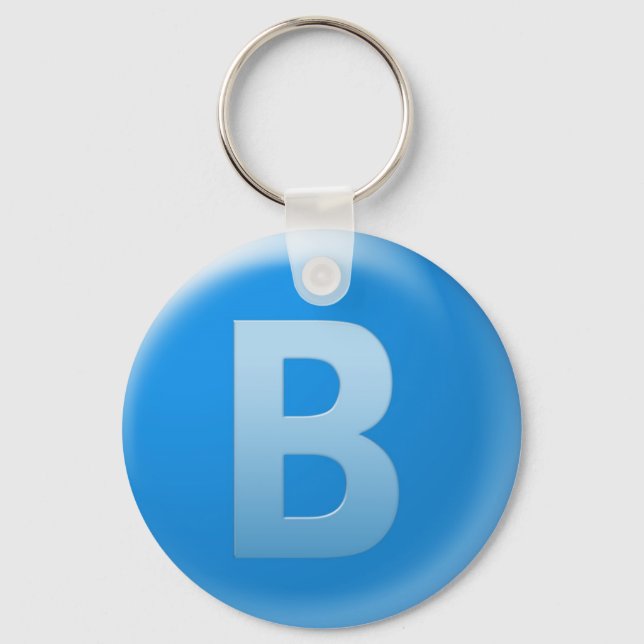 Letter B Key Ring (Front)