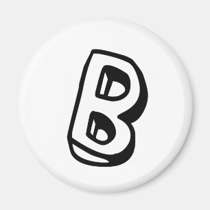Letter B Magnet