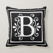 Letter B Monogram Black