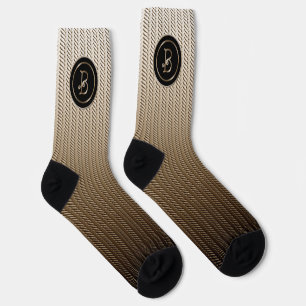 "Letter B" Monogram Socks