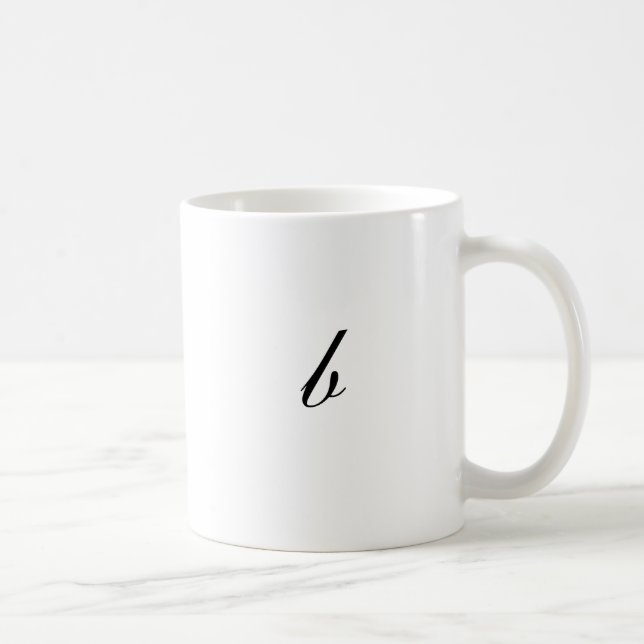Letter b mug (Right)