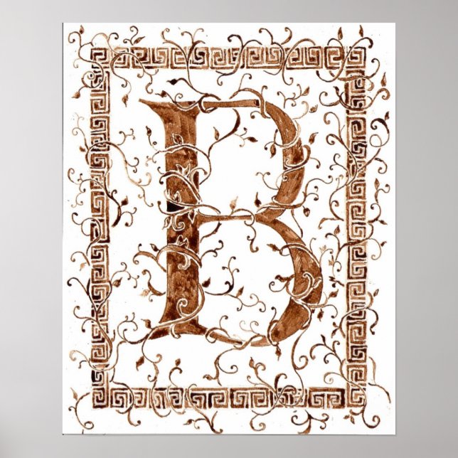letter b poster (Front)