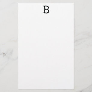 Letter B Stationery