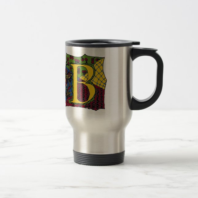 Letter B Travel Mug (Right)