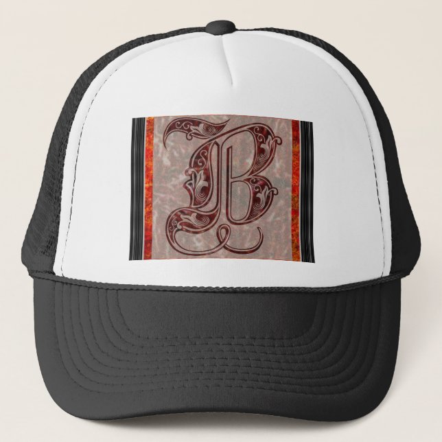 Letter B Trucker Hat (Front)