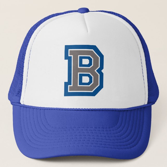 Letter B Trucker Hat (Front)