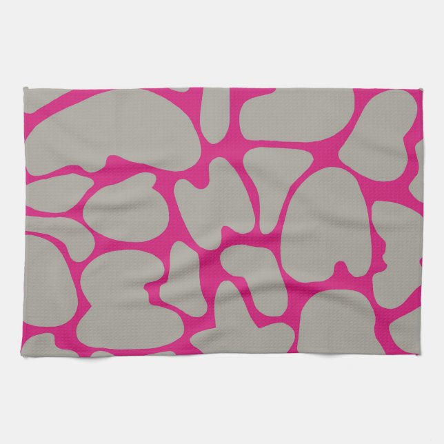 Letter Blooms Kitchen Towel (Horizontal)