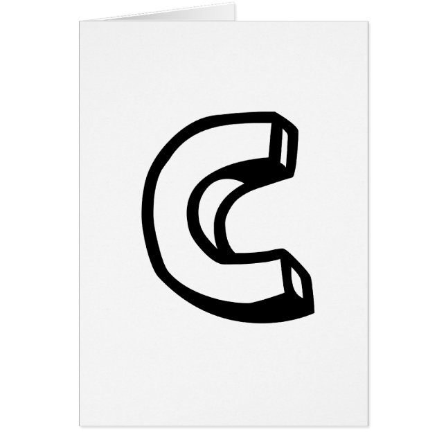 Letter C (Front)