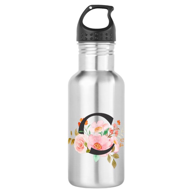 Letter C 532 Ml Water Bottle (Front)