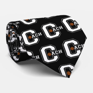 Letter C Basketball Coach Tie