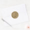 *~* Letter C Diamond Circle GOLD Wax Seal Stickers
