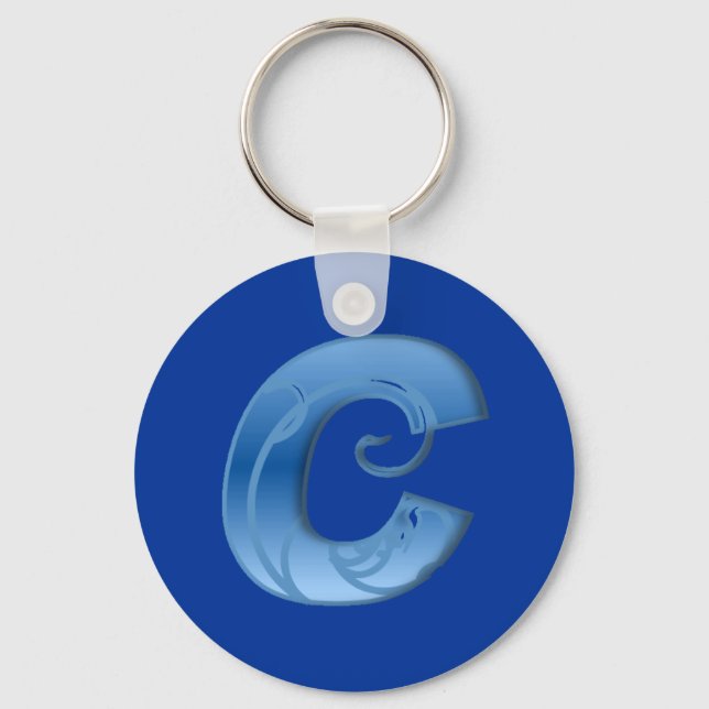 Letter C Key Ring (Front)