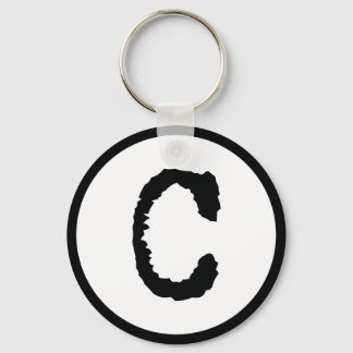 Letter C Key Ring
