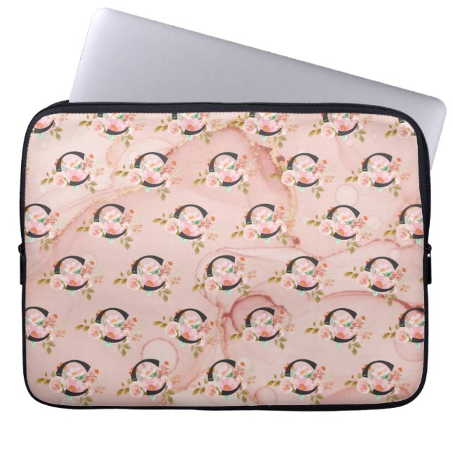 Letter C Laptop Sleeve (Front)