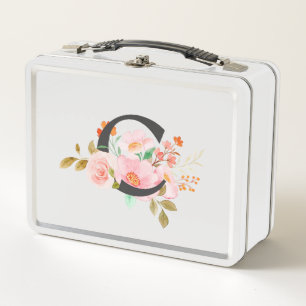 Letter C Metal Lunch Box