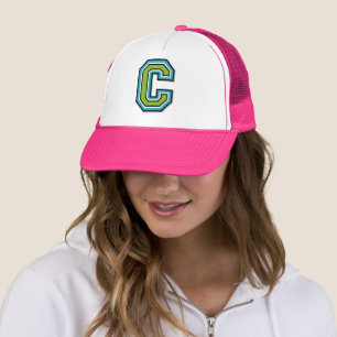 Letter "C" Monogram Trucker Hat