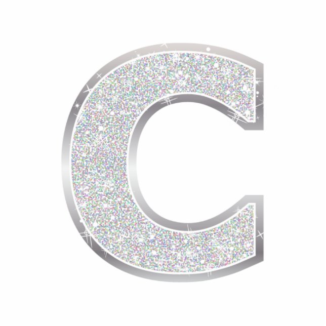 Letter C Photo Sculpture Decoration (Front)