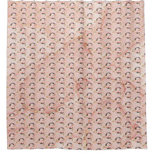 Letter C Shower Curtain