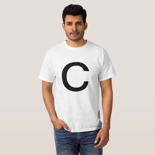 Letter C T-Shirt (Front Full)
