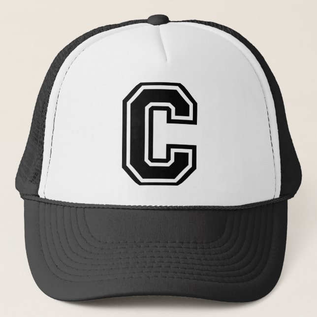 Letter "C" Trucker Hat (Front)