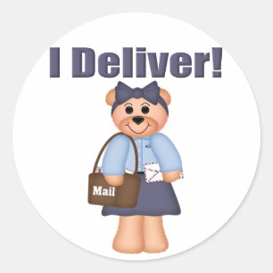 Letter Carrier Classic Round Sticker